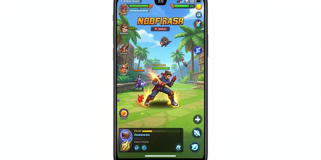 Pengguna sedang menikmati fitur multiplayer yang kompetitif.