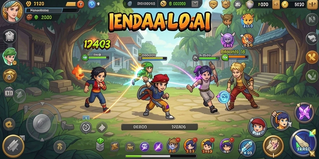 Ilustrasi fitur multiplayer yang menarik.